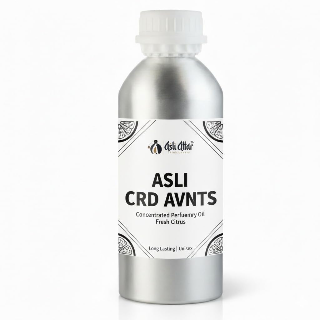 ASLI CRD AVNTS Concentrated Perfume Oil | Long Lasting Non Alcoholic Attar for Men & Women | Fresh Citrus Fruity Smoky Woody Fragrance (100ml)-image-25
