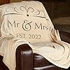 Soft Sentiments Outrageously Soft Reversible Velvet Ultra Plush Throw – 50 x 60 Inch – Mr & Mrs (2022)