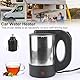 500ml Auto Wasserkocher Edelstahl, 12V Reisewasserkocher Zigarettenanzünder Wasserkocher, Auto Camping Reise Wasserkocher Schnelles Aufheizen Auto Kettle