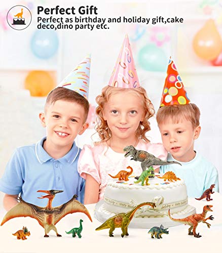 image for Geyiie Dinosaur Figures Toys，9