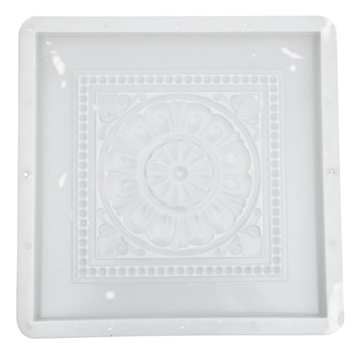 Homoyoyo Molde Para Baldosas De Reutilizable Molde De Hormigón Práctico Diseño Fácil De Usar Para Jardines y Patios 40x40cm 3.5cm De Grosor