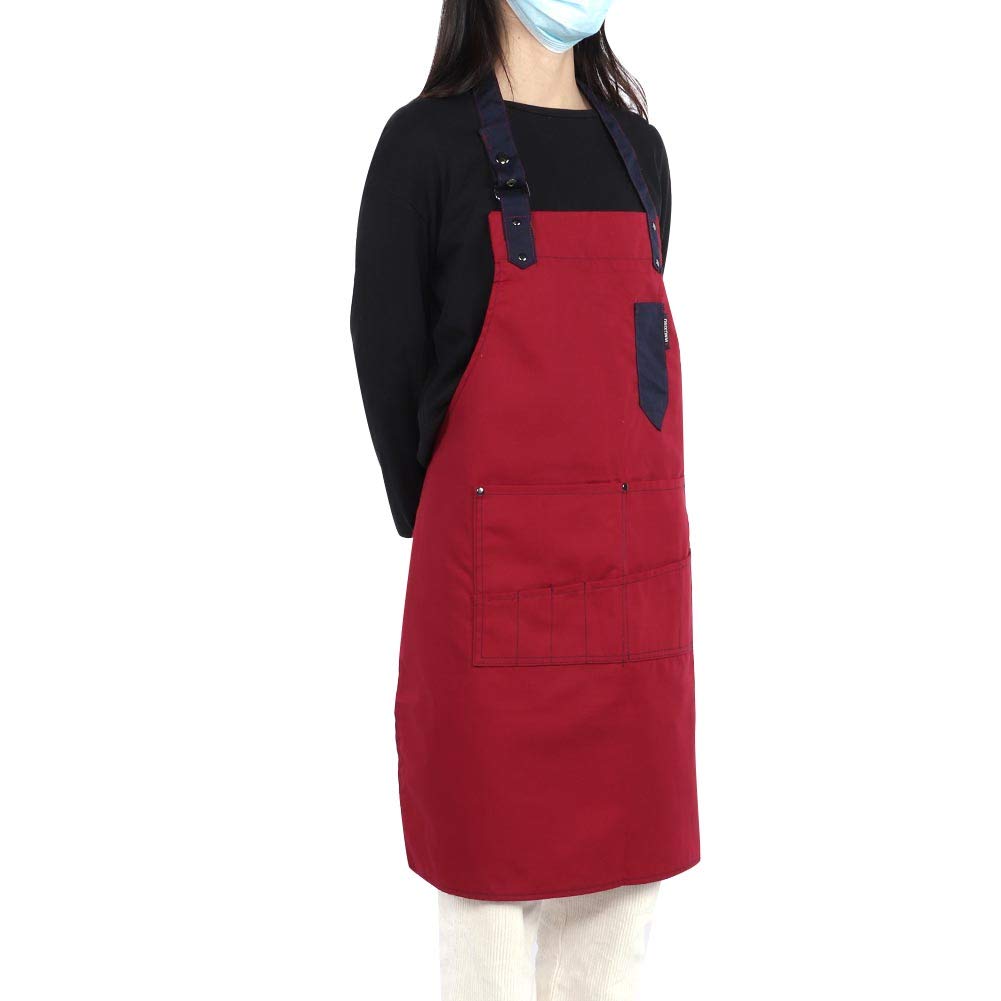 Apron, Coffee Shop Apron Fashion Stylish and Cool Comfortable with Pocket for Most People for Home Kitchen