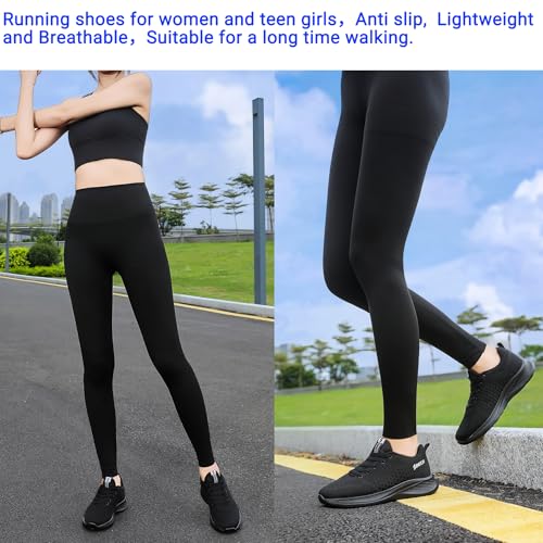 Image of Beita Women's Width Toe Box Walking Shoes｜Wedge Running Athletic Tennis Shoes with Rubber Outsole｜Fashion Platform Sneakers Non-Slip Thick Anti Slip Breathable Cushion Leisure Work