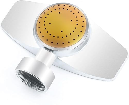 Uranshin - Aspersor circular de metal, 1 unidad, cabezal de rociador de 360 grados para manguera, rociadores de jardín pequeños de hasta 30 pies de