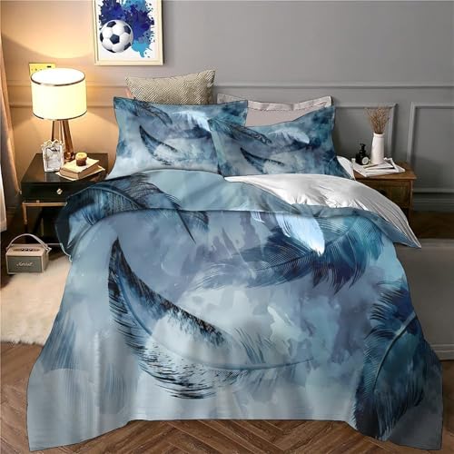 Housse de couette fermeture éclair 140x200 en microfibre infroissable - 6