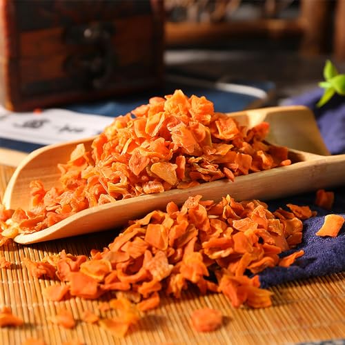 Image of Yimi Premium Dried Carrots, Dehydrated Carrots Flakes For Vegetable Soup