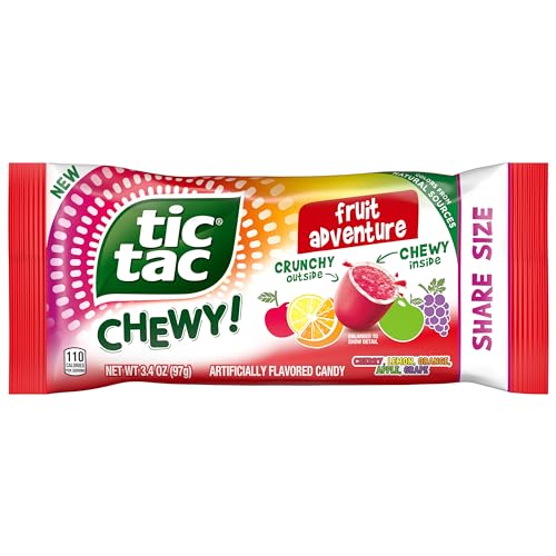 Tic Tac Chewy Fruit Adventure Share Size, 3.42 Ounce (Pack of 1)