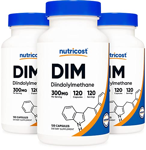 Nutricost DIM 300mg with BioPerine - 120 capsules per bottle