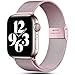 Funbiz Métal Bracelets Compatible avec Apple Watch Bracelet 38mm 40mm 41mm, Sport Bracelet en Acier Inoxydable de Remplacement Compatible pour iWatch Series 7 6 SE 5 4 3 2 1, 38mm/40mm/41mm, Or Rose