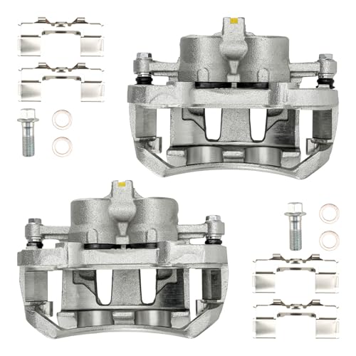 Image of KAX Front Brake Caliper Compatible with Nissan Frontier 1998-2004 | Nissan Pickup 1995-1997, Nissan D21 1992-1994, #19B1672+19B1673 Brake Caliper