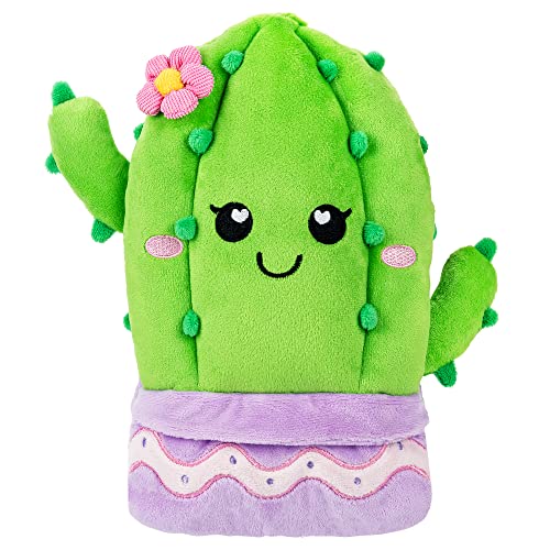Image of Cactus Microwavable Unscented Heating Pad for Women and Kids- Cute Soft Cozy Pillow Plush Heatable Warm Stuffed Animals - Kawaii Hot and Cold Plushie Food Toy - Cactus Gifts for Girls and Boys