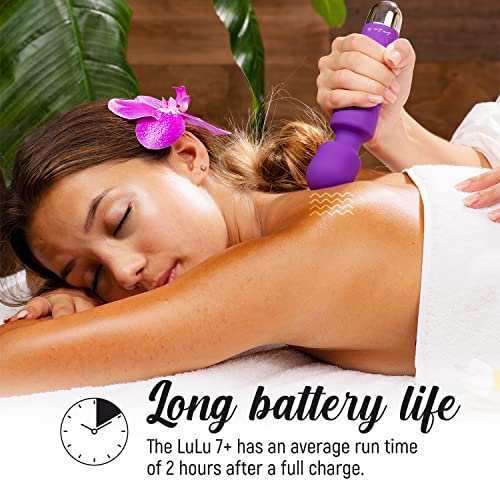 Massageador pessoal com memória LuLu 7+ atualizado com 5 velocidades e 20 padrões – Sem fio, potente