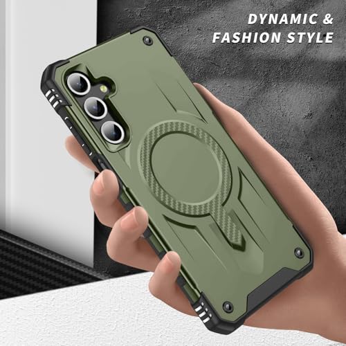 Coque Samsung Galaxy A15 verte antichoc avec dos transparent hybride