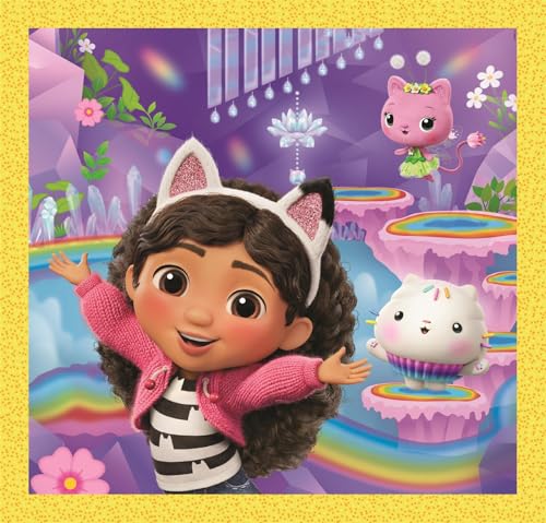 Puzzle CLEMENTONI Gabby' Dollhouse 3x48 pièces Carton épais Couleurs pastel Neuf - vue 8