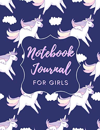 Unicorn Composition Notebook: Unicorn Notebook for Girl, Notebook Journal, Nifty Wide Blank Checkered Workbook for Teens Kids Students Girls for Home School College