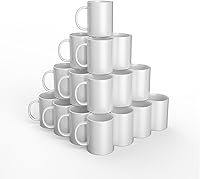 Vista 10 de Cricut Taza biselada en blanco, revestida de cerámica, apta para lavavajillas y microondas para decorar, compatible con prensa de tazas y tinta