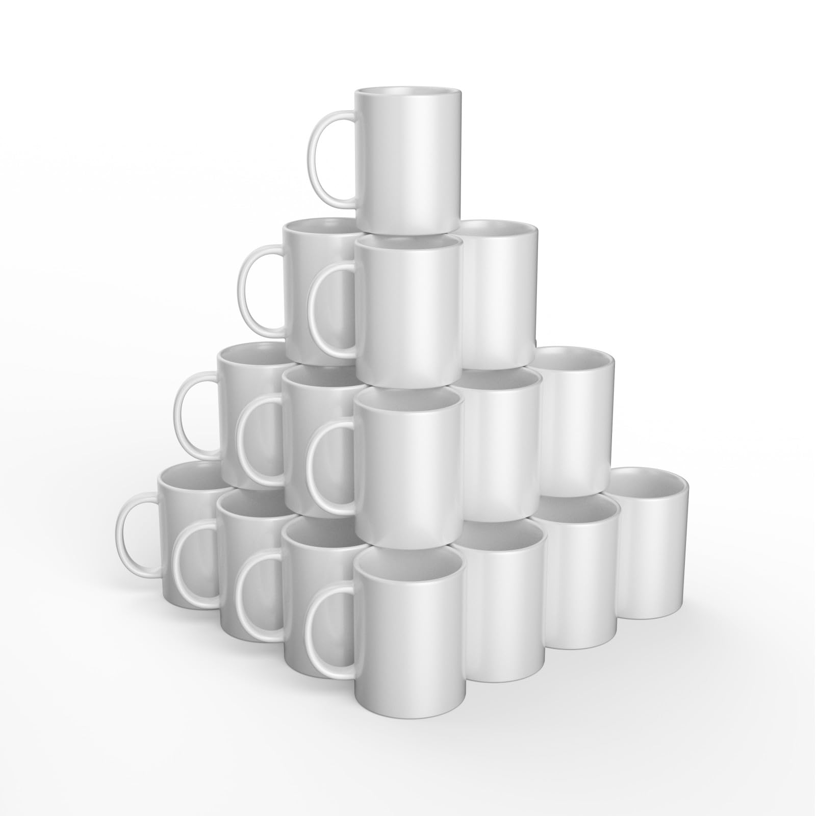 Cricut Tazze vuote | Bianco | 425 ml (15oz) | 36 x tazze a sublimazione Infusible Ink | Da utilizzare Mug Press Infusible Ink