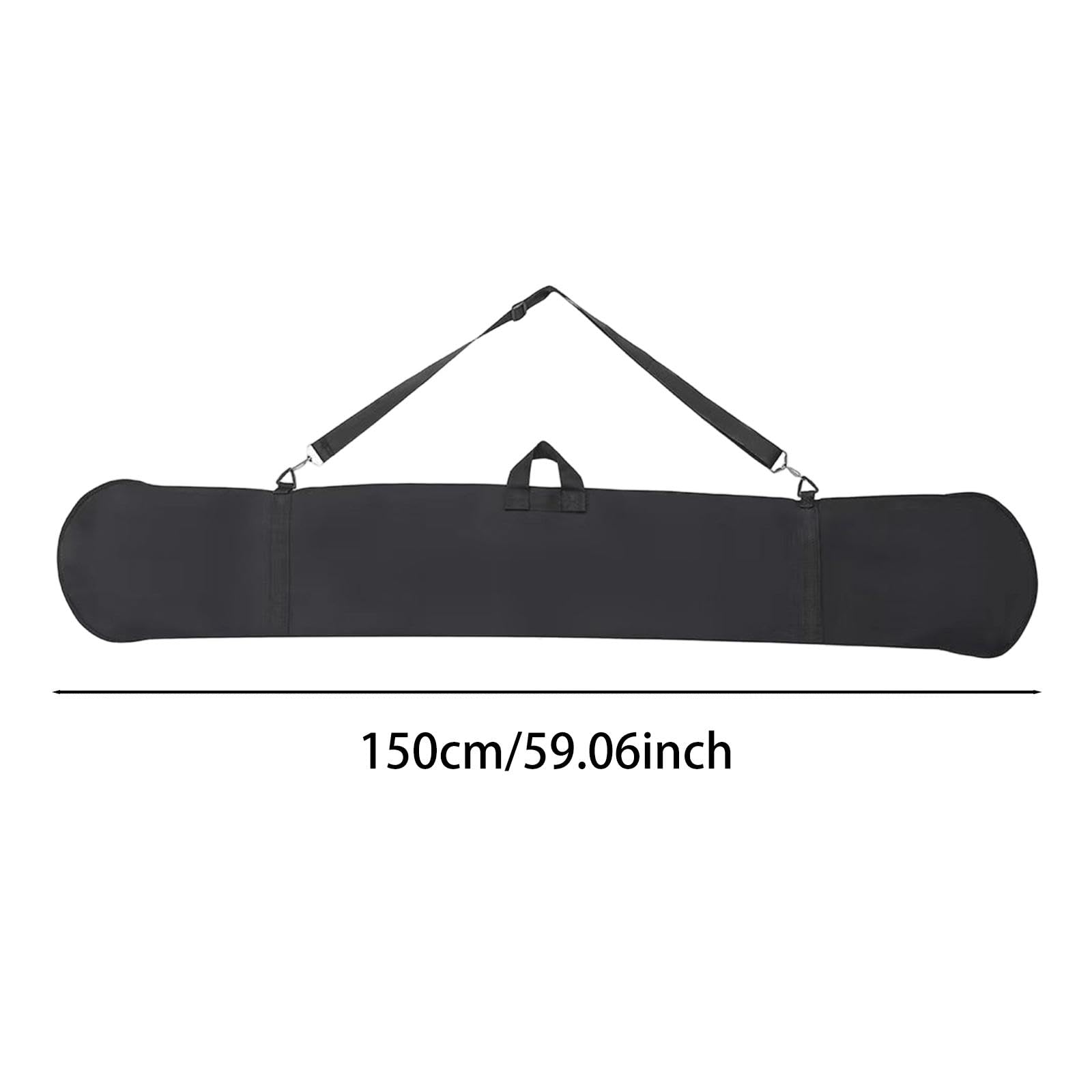 Housse de Snowboard Sac de Protection Portable Accessoire Néoprène Épais Résistant Aux Rayures avec Poignée Convenant Au Ski Cadeau Hiver, 150 Cm X 26 Cm