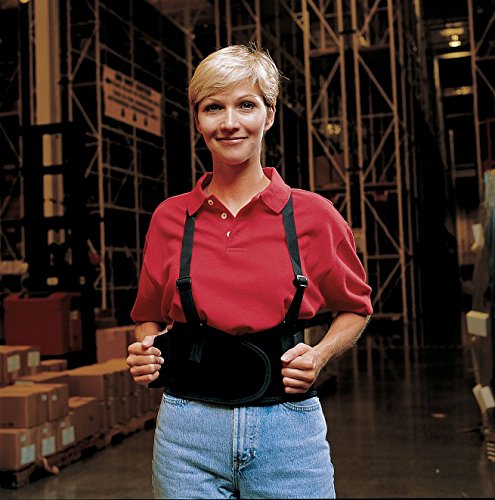 Back Support, Elastic, XL, Black