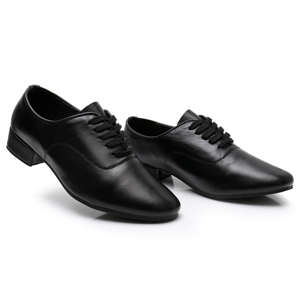 Zapatos Baile Hombre Piel Salsa Bachata Latino Cerrados