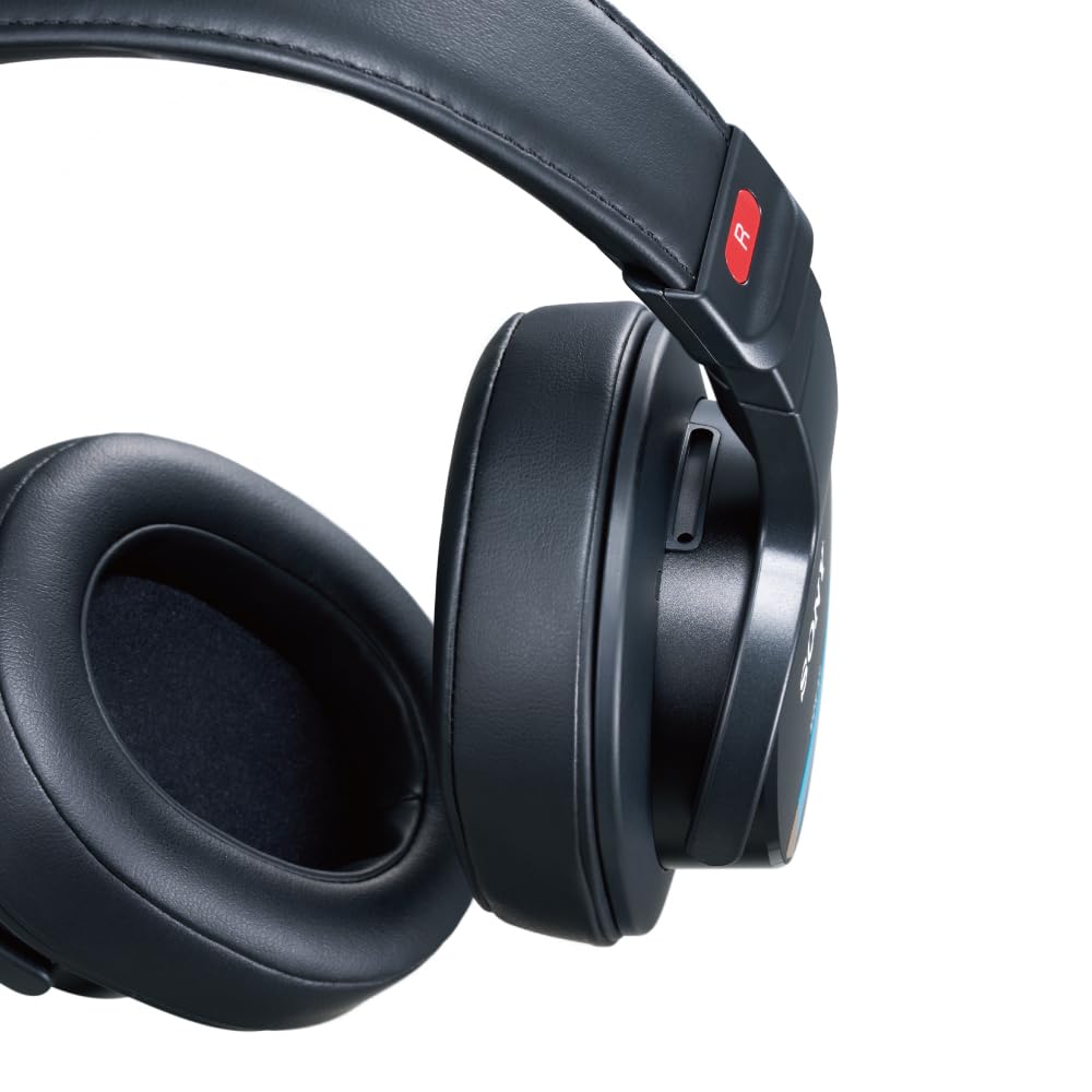 Sony Mdr-M1 Słuchawki Studyjne Zamknięte, Przewodowe, Szerokopasmowe (5 Hz–80 Khz), Optymalne Do Nagrywania i Miksowania w Studio, Lekkie (216G), w Zestawie 2 Optymalnej Klasy Odłączane Kable, Czarne