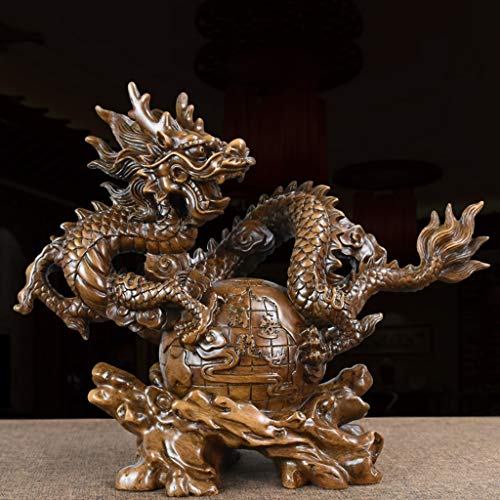 Décoration de Table Statue Feng Shui Dragon pour Harmoniser le Salon