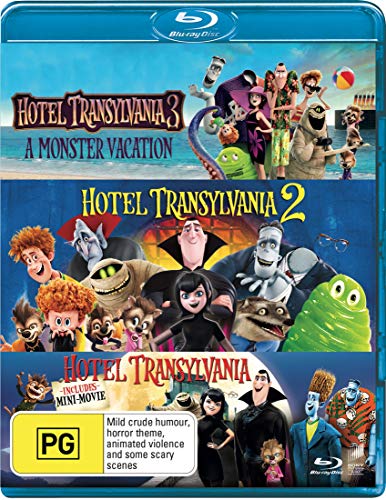 Hotel Transylvania Trilogy Blu-ray Collection Box set: Hotel Transylvania / Hotel Transylvania 2 / Hotel Transylvania 3: Summer Vacation 3 Movies