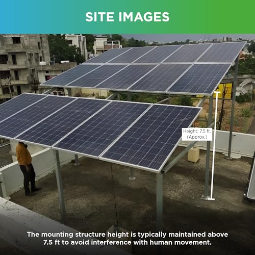 Image of WAAREE Radiance 5 kW On-Grid Solar Kit with Installation, Single Phase, Bifacial TOPCon Panels, Inverter, AC /DC Distribution Boxes - Complete Rooftop Solar Solution