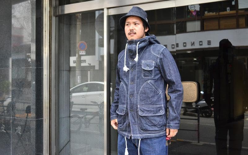 ステュディオダルチザン D4403 US NAVY デニムパーカー (40) ステュディオダルチザン D4403 US NAVY デニムパーカー (40) - メルカリ