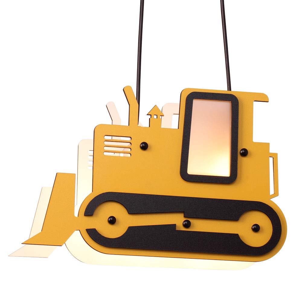 wonderlamp W-A000120 Lámpara de Techo Infantil Excavadora