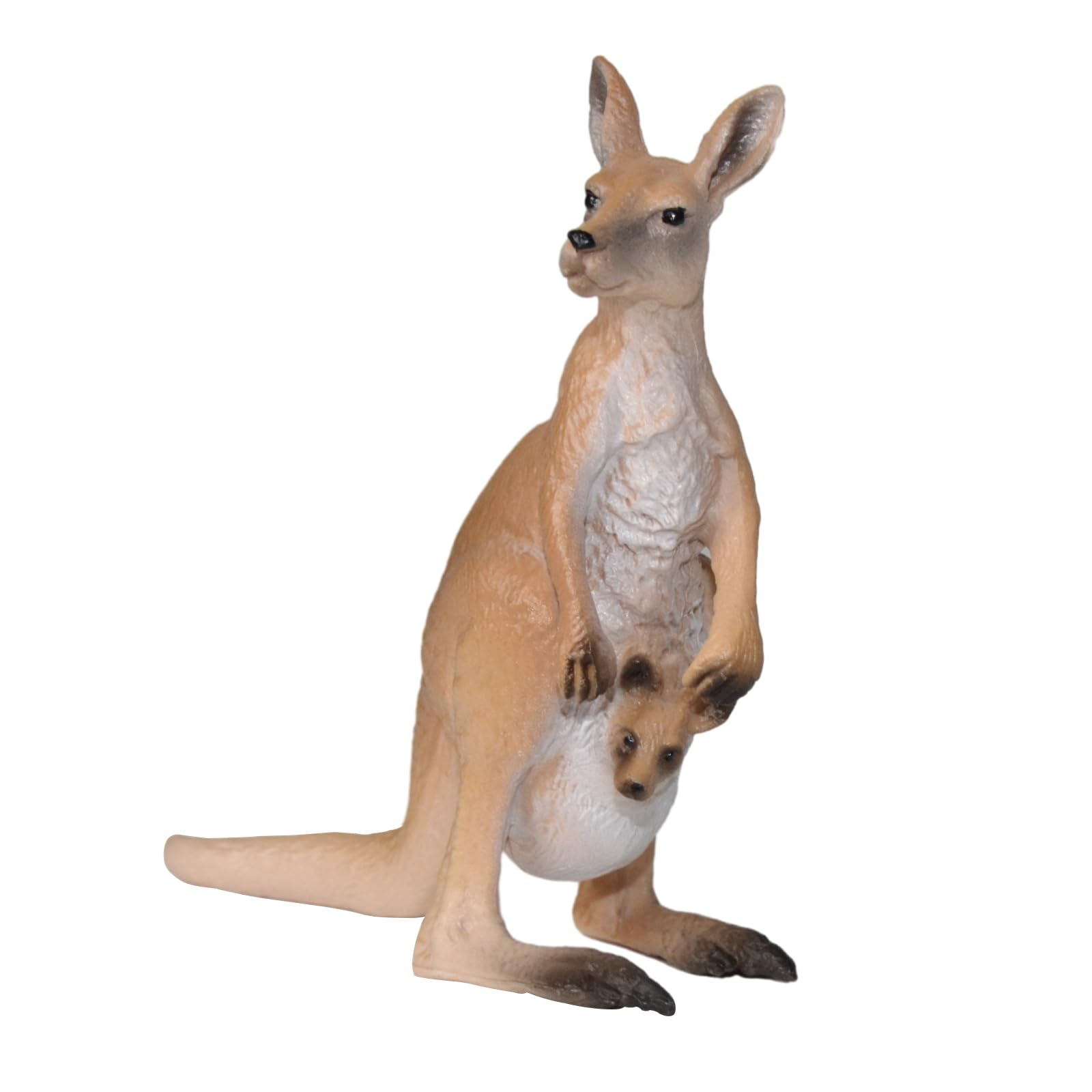 Andux Realistic Animals Figures Toys Marine Life Wild Jungle Learning Educational Playset FZDW-03 (Kangaroo)