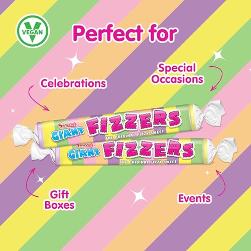 Giant Fizzers Swizzels Matlow Full Box of 24 Rolls miniatura 6