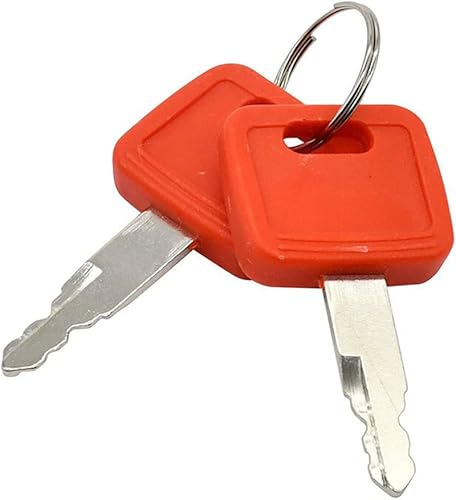 Miniatura 4 de Llaves de encendido H800 para John Deere Excavadora Caso Bulldozer Fiat Hitachi New Holland AT194969 AT147803 4286465, naranja