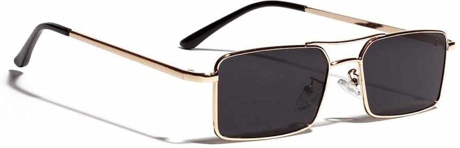 IFLASH UV Protected Rectangular Sunglasses for Men and Women