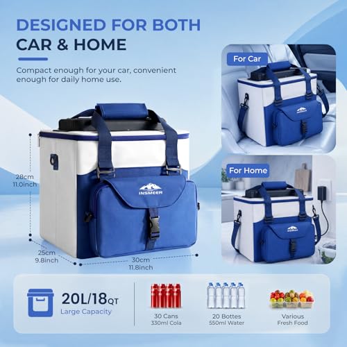 INSMEER 20L Electric Cooler