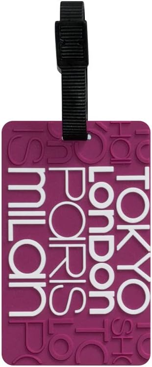 TangoTag Travel Accessory Luggage Tag, Pink, HTC-TT826