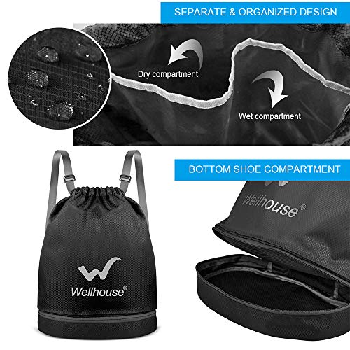 Ajcoflt Ultraleve À Prova D ;Água Saco Seco Saco de Ginásio de Esportes Ao Ar Livre Mochila com Comp