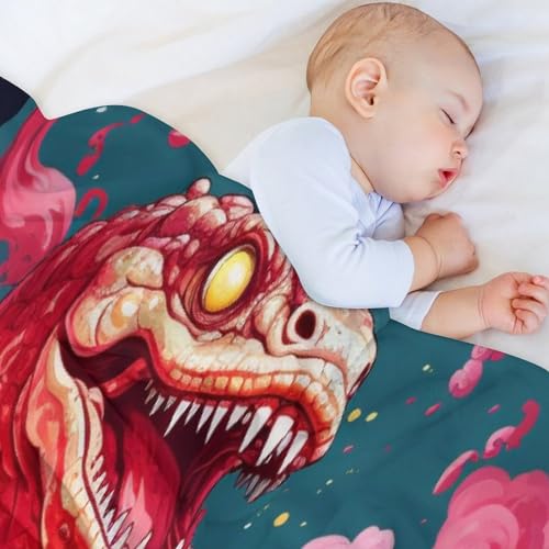 Couverture dinosaure plaid 3D idée cadeau anniversaire garçon
