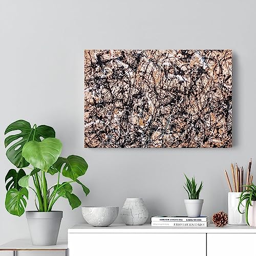 Toile n°21 Jackson Pollock 60x90cm : une idée cadeau originale pour passionné - 5