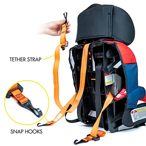 KidsEmbrace Marvel Iron Man 2-in-1 Forward-Facing Booster Car Seat LATCH | 5-Point Harness Booster 22-65lbs converts to Belt-Positioning Booster 40-100lbs | Adjustable