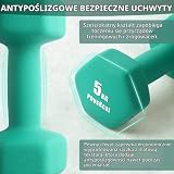 PhysKcal Zestaw hantli 1-5 kg, 5 par ze stalowym stojakiem, 30 kg nadmorska