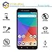 Ytaland [2 Pack] For Xiaomi Mi A1 Tempered Glass Screen protector, Full Glue, Full Covered, Anti-fingerprints, Bubble free Screen Protector For Xiaomi Mi A1 Black Colour