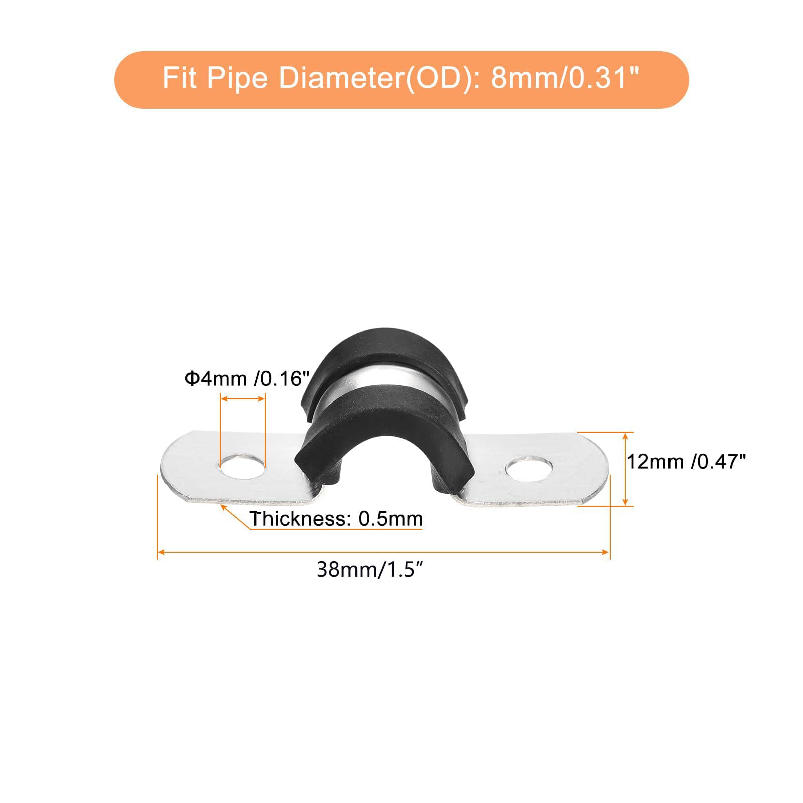 TA-VIGOR 30Pcs Cable Clamp - Image 2