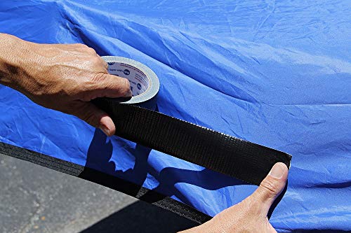 Image of Intertape Polymer Group IPG JobSite DUCTape, Colored Duct Tape, 1.88 inch x 20 yd, Black (Single Roll) (Pack of 12)