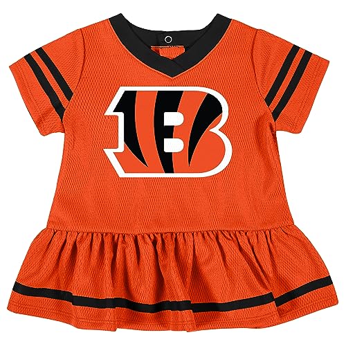 Image of Gerber NFL Baby Girls Jersey Dress and Diaper Cover