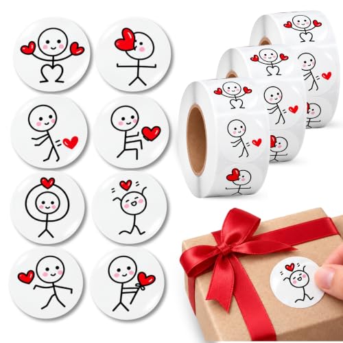 Pegatinas de Dibujos de Corazonespara Niños, heart stickers, 3 Unidades