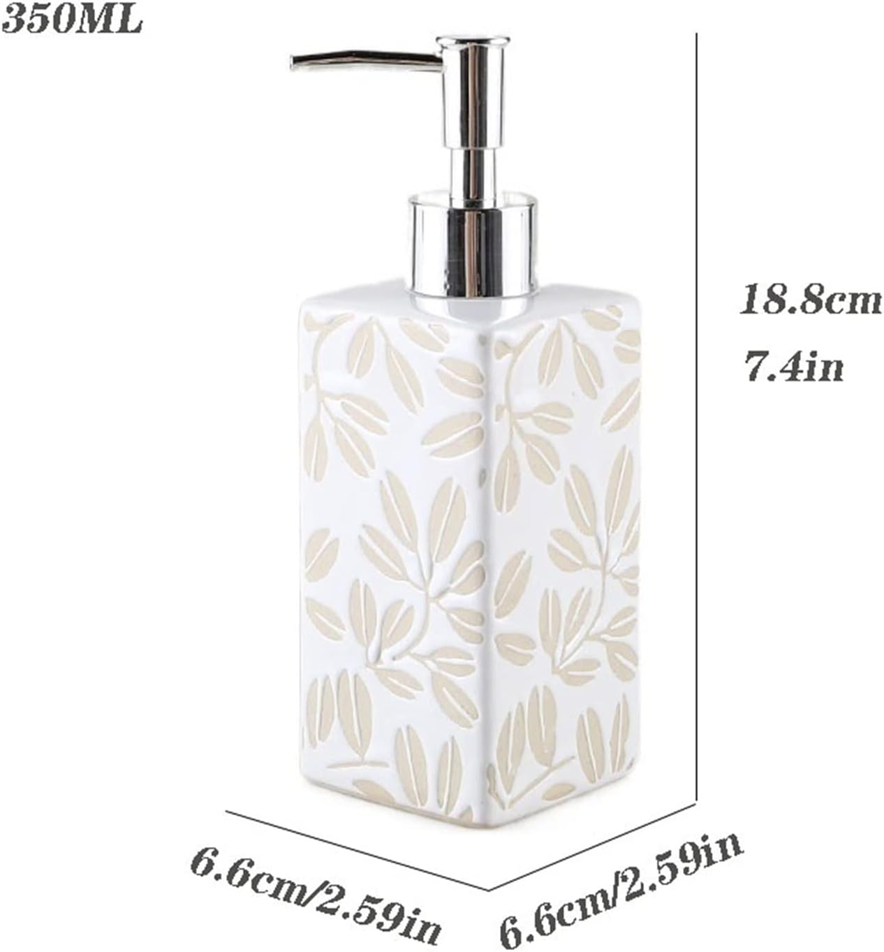 Soap Pump Dispenser 350ML Creative Ceramic Press Lotion Bottle Household Hotel Toilet Split Bottle Shower Gel Bottle Bottles Dispenser