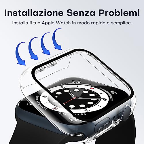 TAURI 2 Pezzi Cover Apple Watch SE/Series 6/5 /4