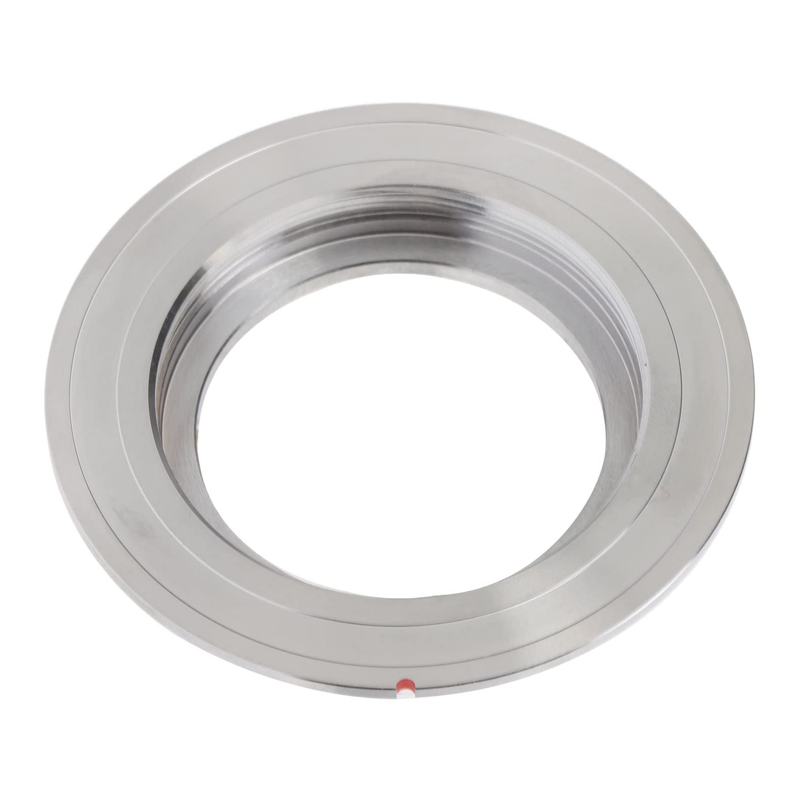 Generic Adattatore per Obiettivo M42 MD, Adattatore per Fotocamera Premium in Lega di Rame Argento, per Lavorazione di Precisione Leggero e Durevole per il Corpo del Supporto