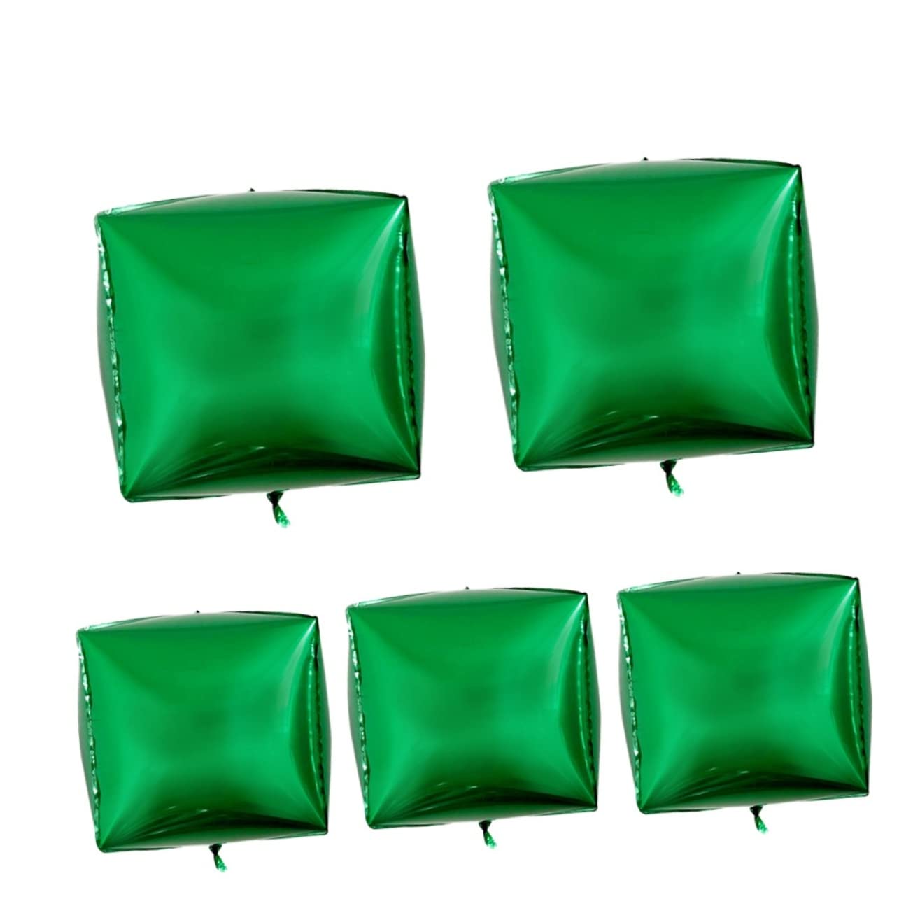 Abaodam 15 Pezzi Numero Palloncini 40 Pollici Palloncino Quadrato Palloncino Rosso D'amore Verde Palloncini Di Alluminio Forniture Per Feste Foglio Di Alluminio